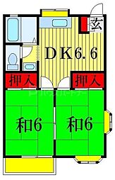 間取図画像 2DK