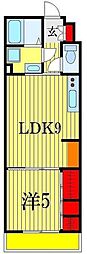 リブリ・ニソル 1LDKの間取図画像