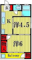 間取図画像 2K