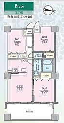 間取図画像 3LDK
