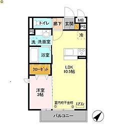 間取図画像 1LDK