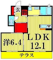 間取図画像 1LDK