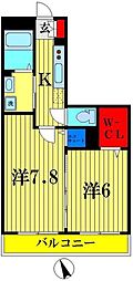サニークロスZ 2Kの間取図画像