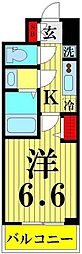 N-Stage獨協大学前 1Kの間取図画像