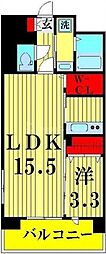 メゾンドラック 1LDKの間取図画像