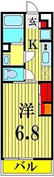 リブリ・アピ 1Kの間取図画像