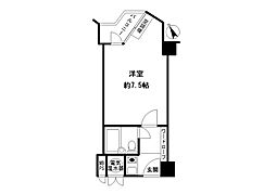 ライオンズマンション道玄坂 1Kの間取図画像