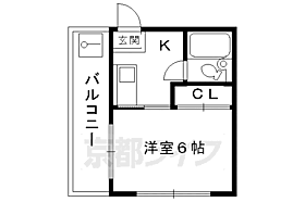 桃園ハイツ 203 ｜ 京都府京都市上京区芝大宮町（賃貸マンション1K・2階・17.61㎡） その2