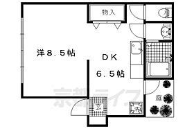 荒田様一町目テラスハウス 南 ｜ 京都府京都市上京区一町目（賃貸テラスハウス1DK・--・30.00㎡） その2