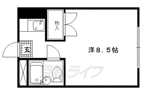 京都府京都市北区上賀茂朝露ケ原町（賃貸マンション1K・2階・20.00㎡） その2