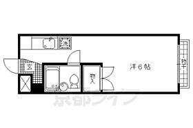 花ノ坊ハイツ 2-D ｜ 京都府京都市北区紫野花ノ坊町（賃貸アパート1K・2階・18.91㎡） その2