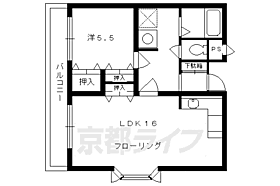 京都府京都市左京区岩倉忠在地町（賃貸マンション1LDK・1階・49.00㎡） その2