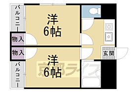 京都府京都市北区大宮北山ノ前町（賃貸マンション2K・1階・29.13㎡） その2