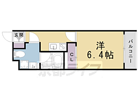 京都府京都市左京区北白川上終町（賃貸マンション1K・1階・22.42㎡） その2