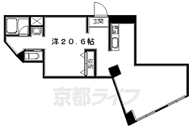 京都府京都市左京区一乗寺松原町（賃貸マンション1R・2階・47.87㎡） その2