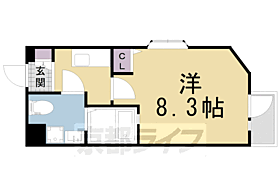 京都府京都市左京区北白川小倉町（賃貸マンション1K・5階・25.00㎡） その2