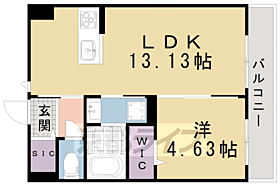 京都府京都市左京区一乗寺払殿町（賃貸アパート1LDK・3階・41.36㎡） その2