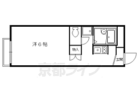 京都府京都市左京区一乗寺花ノ木町（賃貸アパート1K・1階・19.87㎡） その2