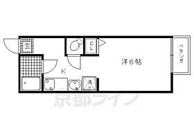 パンションエトワールデュノールII 106 ｜ 京都府京都市北区大将軍一条町（賃貸アパート1K・1階・20.00㎡） その2