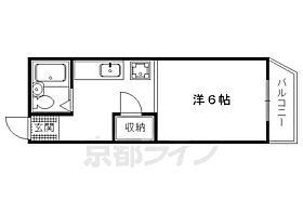 京都府京都市左京区下鴨西本町（賃貸マンション1K・3階・20.00㎡） その2