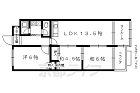 京都府京都市左京区高野東開町（賃貸マンション3LDK・3階・64.90㎡） その2