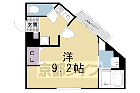 京都府京都市左京区北白川別当町（賃貸マンション1K・1階・27.83㎡） その2