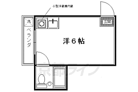 京都府京都市左京区静市市原町（賃貸マンション1K・4階・14.00㎡） その2