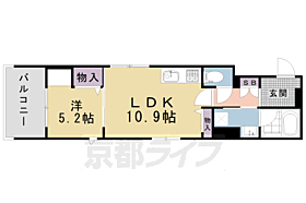 リベルテ猪熊 102 ｜ 京都府京都市上京区猪熊通中立売下る猪熊1丁目（賃貸マンション1LDK・1階・42.83㎡） その2