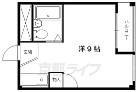 京都府京都市左京区静市市原町（賃貸マンション1K・2階・22.23㎡） その2