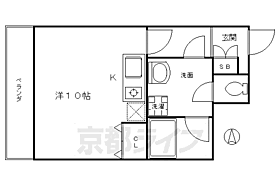 京都府京都市中京区西ノ京職司町（賃貸マンション1R・3階・26.06㎡） その2