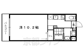 京都府京都市左京区岩倉南平岡町（賃貸マンション1K・4階・30.38㎡） その2