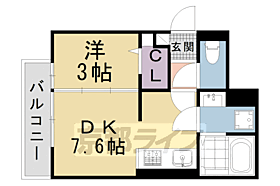 京都府京都市左京区田中西春菜町（賃貸アパート1DK・2階・27.82㎡） その2