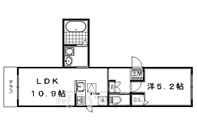 京都府京都市北区上賀茂菖蒲園町（賃貸アパート1LDK・1階・39.54㎡） その2