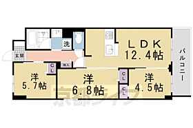 京都府京都市左京区一乗寺樋ノ口町（賃貸マンション3LDK・5階・66.54㎡） その2