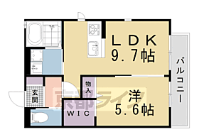 京都府京都市北区紫竹西北町（賃貸アパート1LDK・2階・40.00㎡） その2