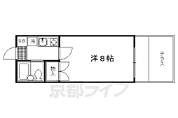 🉐敷金礼金0円！🉐京都市営烏丸線 国際会館駅 徒歩23分