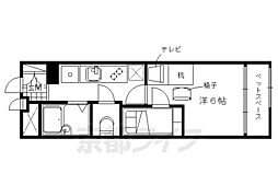 レオパレス京都鞍馬口 1階/-
