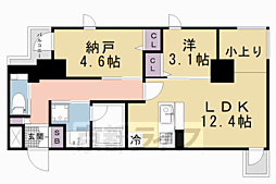 ＳＴＡＮＤＺ京都二条 7階1SLDKの間取り