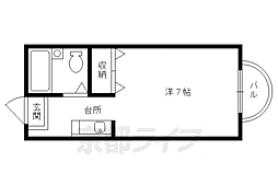 ただすの森下鴨 1Kの間取図画像