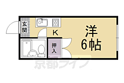 アスクル西院北・南棟 2階/-