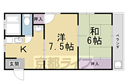ハイツ大覚寺 2階/-