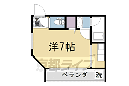 共栄ハイツ 1Kの間取図画像