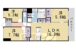 京都桂川つむぎの街　グランスクエア 8階/-