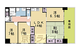 桂川ハイツ4号館 1階/-
