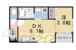 ハーモニーテラス太秦安井車道町 2階