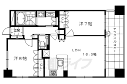 LEGAL京都四条河原町通りII 9階/-