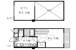 京都地下鉄東西線 椥辻駅 徒歩7分 3階/-