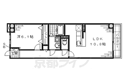 京都市営烏丸線 竹田駅 徒歩15分 4階/-