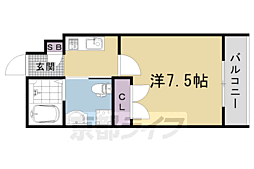 THEGARNETSUITERESIDENCESaiin1 1Kの間取図画像