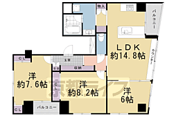 京都市営烏丸線 烏丸御池駅 徒歩7分 7階/-